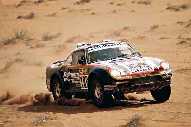 POrsche 959 dakar 1986