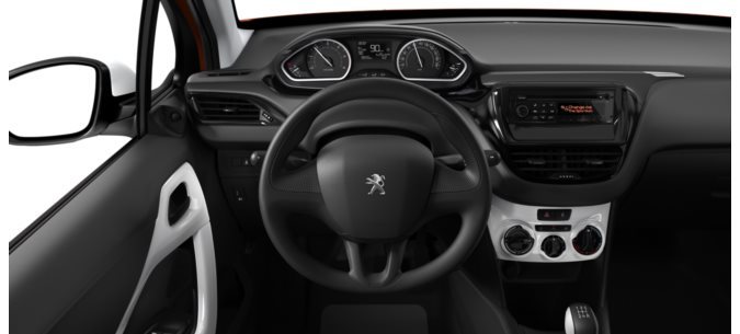 Interior del Peugeot 208 Like