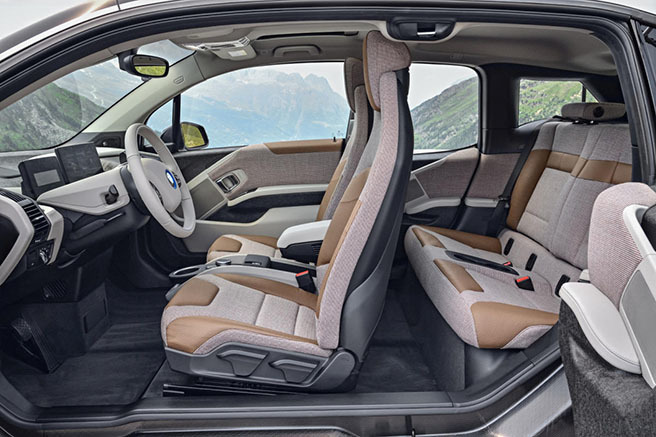 BMW i3 interior asientos