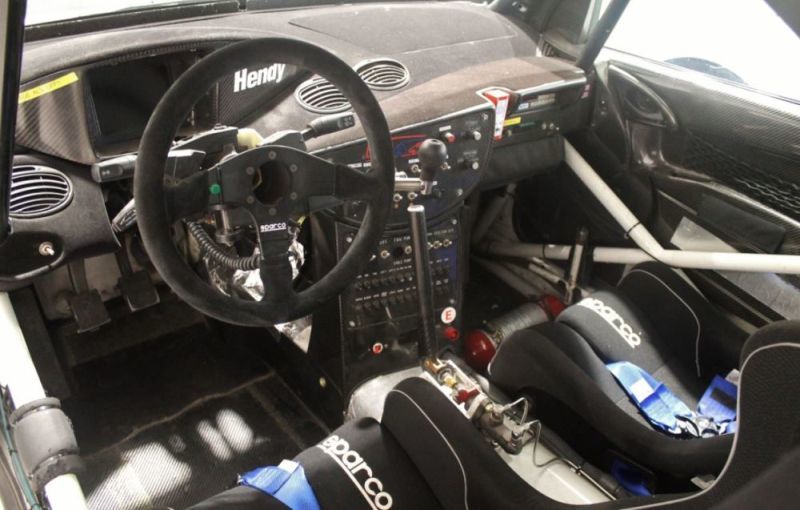 Interior del Ford Focus de 1999 de Colin McRae