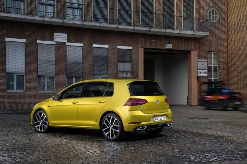 Trasera del Volkswagen Golf