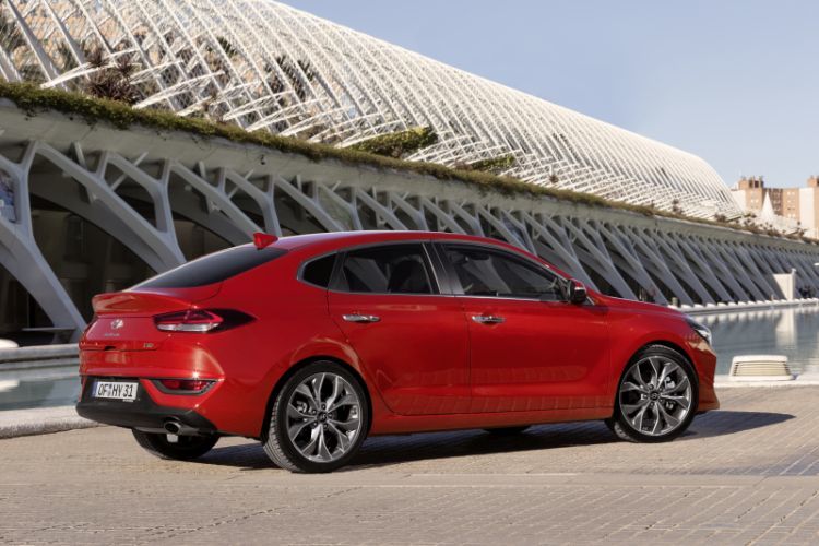 Trasera del Hyundai i30 Fastback