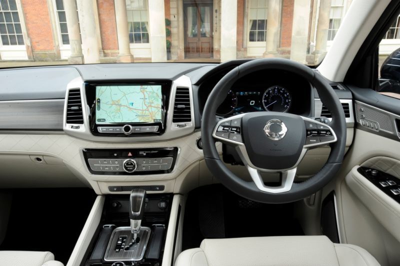 Interior del SsangYong Rexton G4