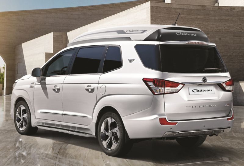 Trasera del SsangYong Rodius 2018