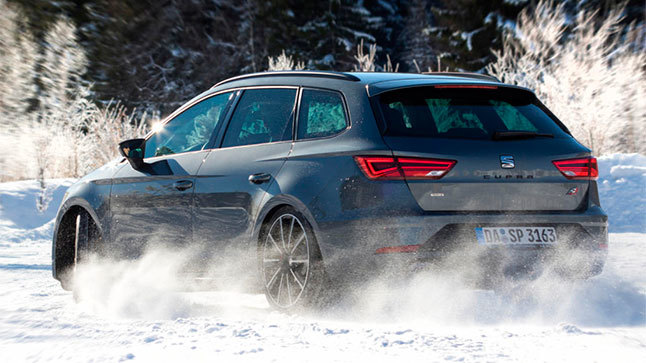 Seat León ST en nieve