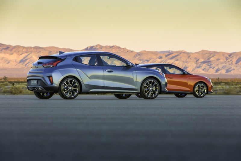 Trasera del Hyundai Veloster N