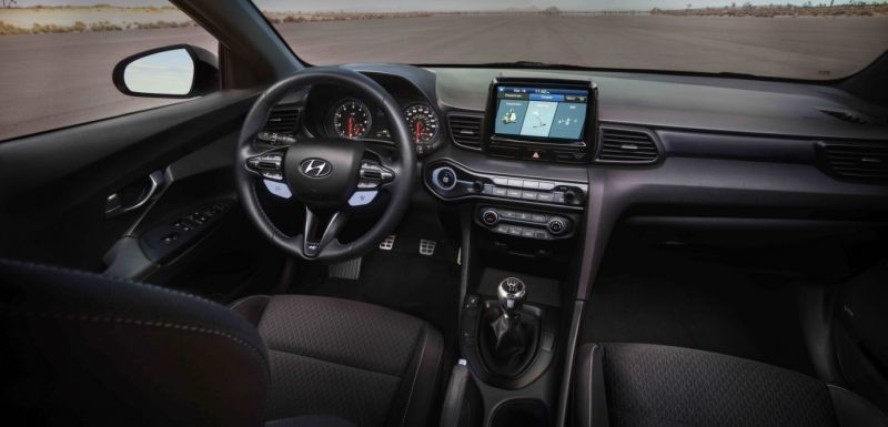 Interior del Hyundai Veloster N