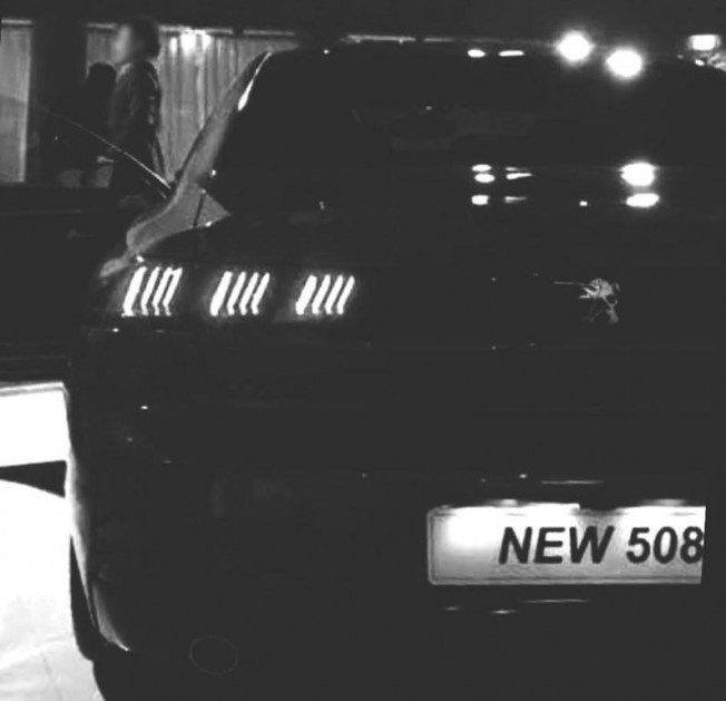 Trasera del Peugeot 508 2018