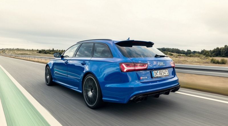 Trasera del Audi RS 6 Avant Performance Nogaro Edition