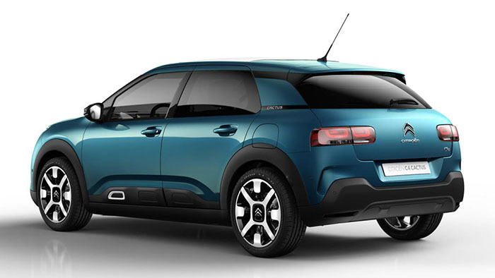 Citroen C4 Cactus 2018, vista trasera