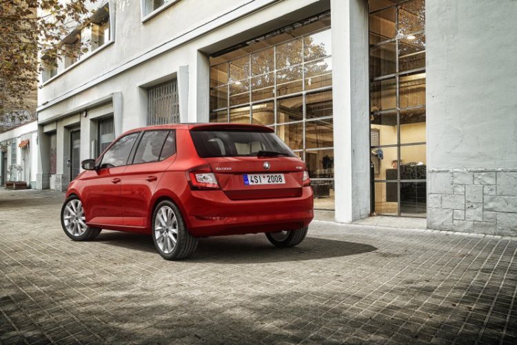 Trasera del Skoda Fabia 2018
