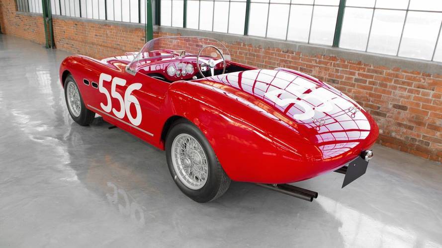 Trasera del Ferrari 166 MM Spider