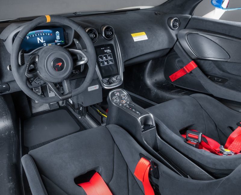 Interior del McLaren MSO X
