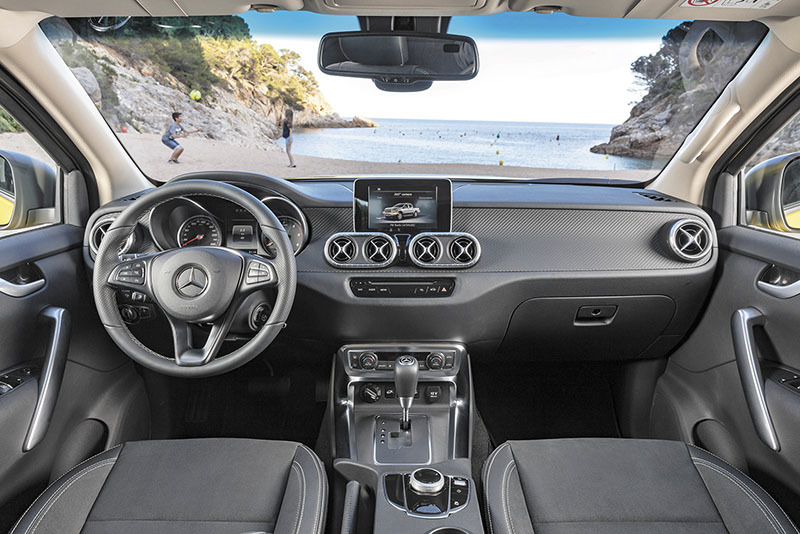 Mercedes Clase X interior