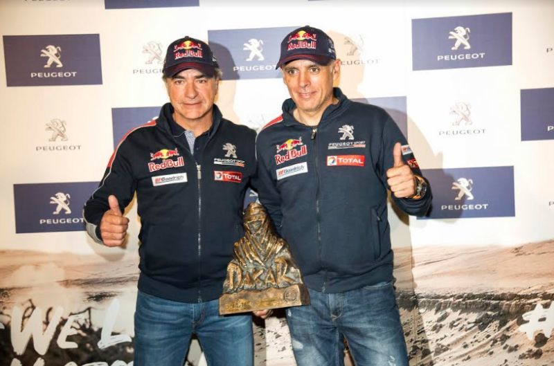 Carlos Sainz y Lucas Cruz
