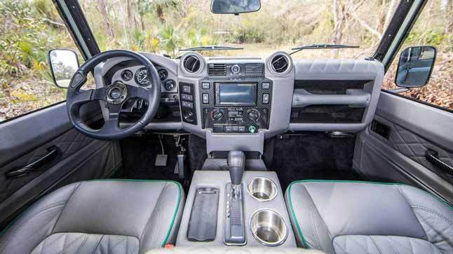 Land Rover Defender Venture interior