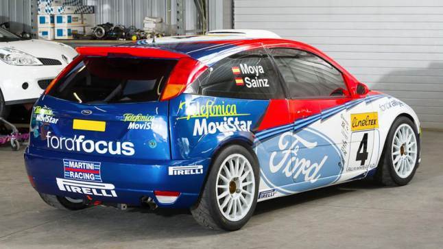 Ford Focus WRC 2002 de Carlos Sainz trasera