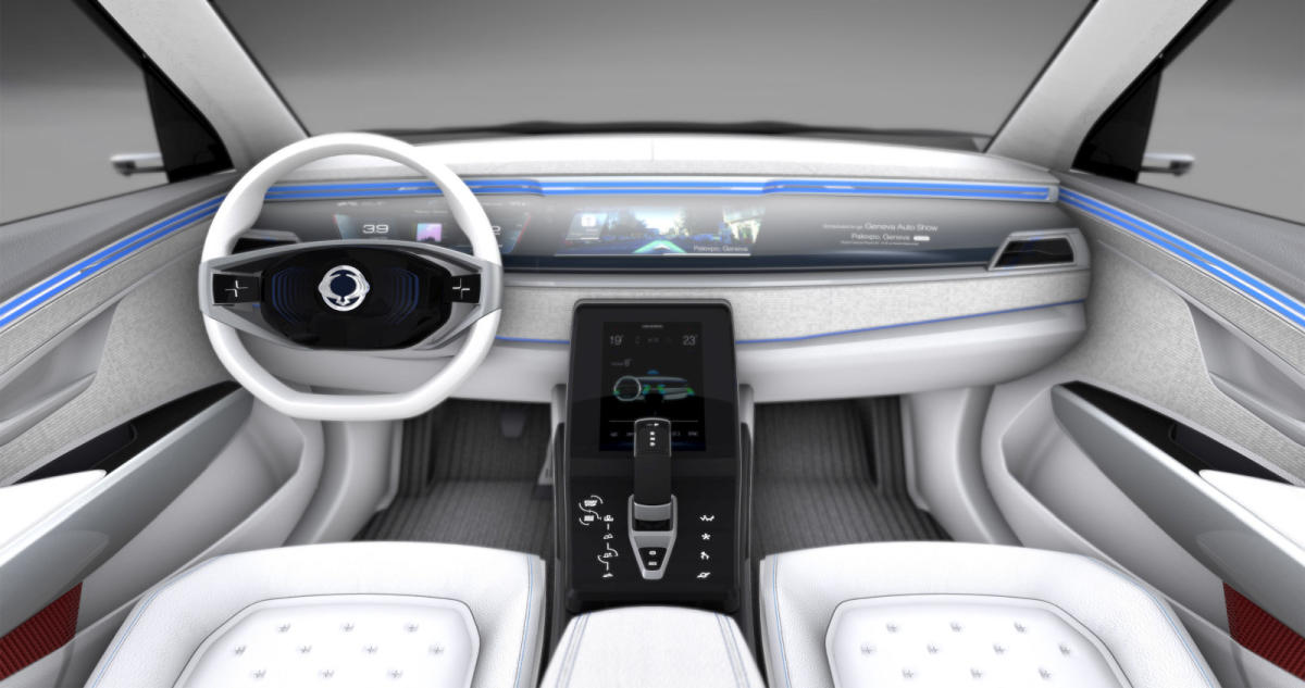 SsangYong e-SIV Concept interior