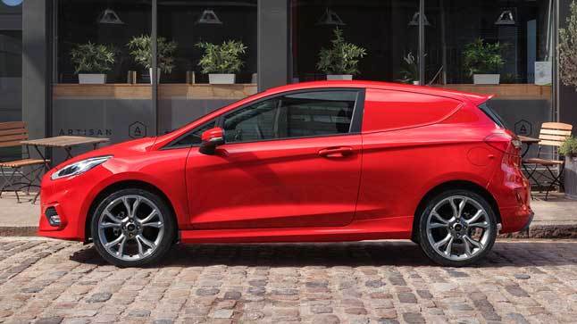 Ford Fiesta Van lateral