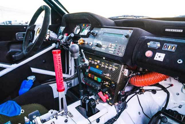 Interior Ford Escort RS Cosworth de Ken Block