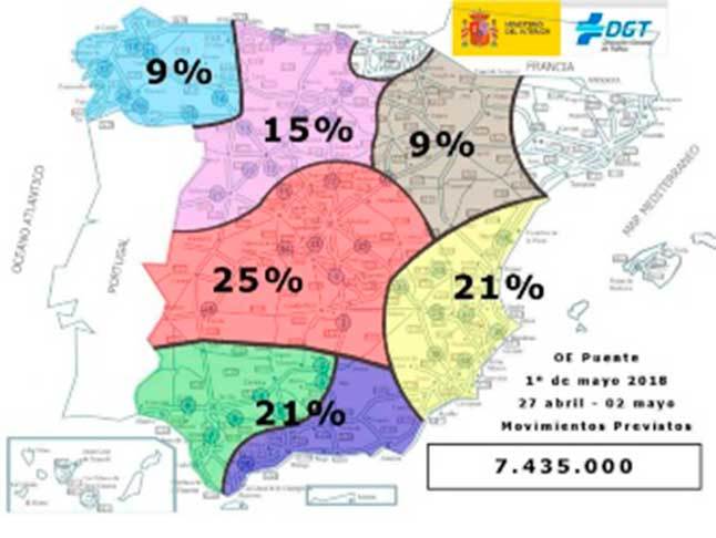 Mapa movilidad puente de mayo