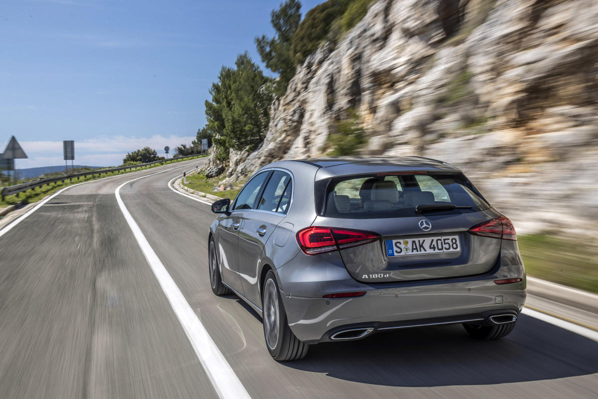Mercedes Clase A 2018 trasera