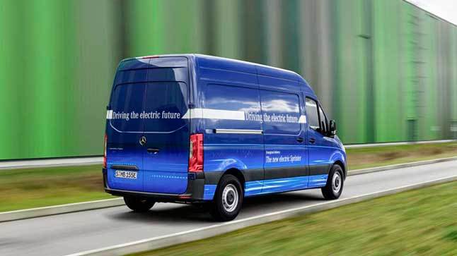 Mercedes eSprinter trasera