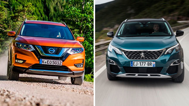 Peugeot 5008 vs Nissan X-Trail