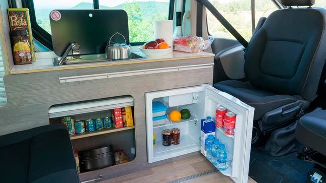 Interior de las Nissan Camper