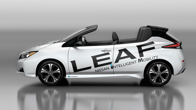 Nissan Leaf Open Car lateral
