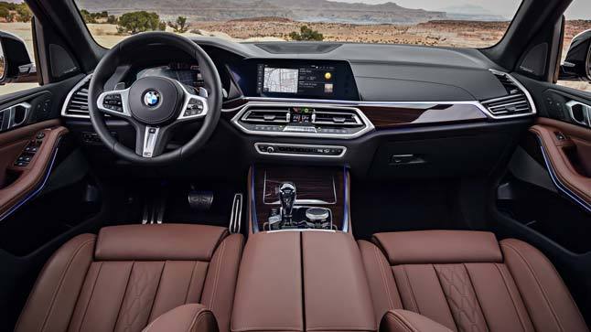 BMW X5 interior