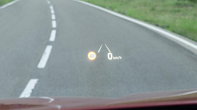 Hyunbdai Santa Fe 2019 Head Up Display