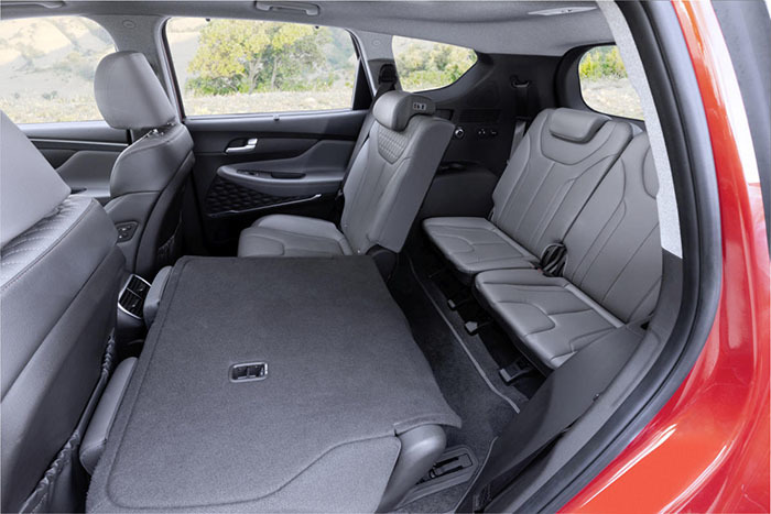 Huyndai Santa Fe 2019 interior plazas traseras