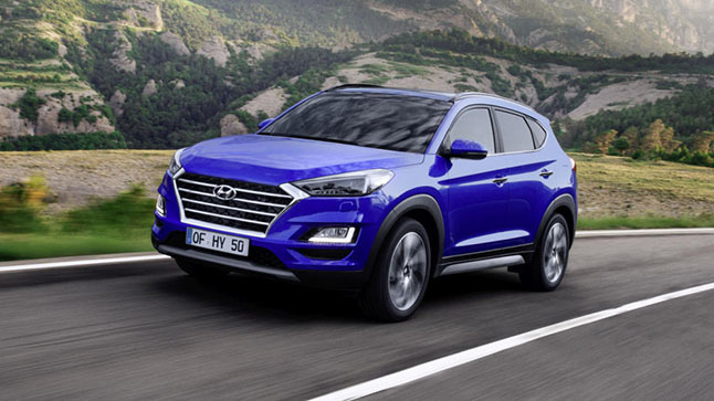 Hyundai Tucson 2019 frontal accion