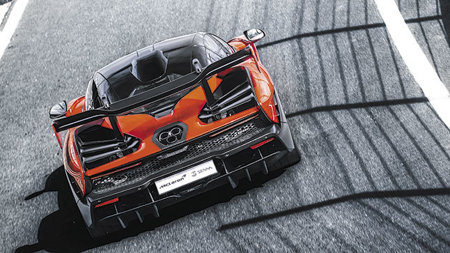 McLaren Senna, prueba en el circuito de Silverstone