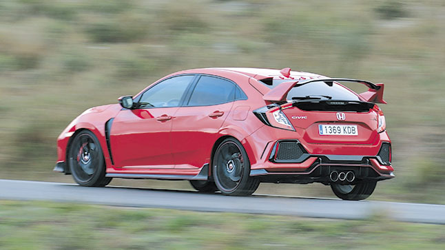 Honda Civic Type R trasera