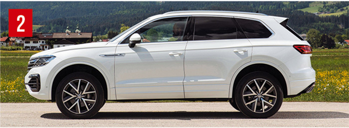 Volkswagen Touareg suspension neumatica off road