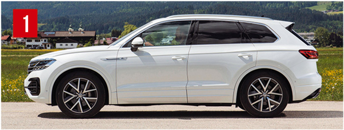 Volkswagen Touareg suspension neumática altura mínima