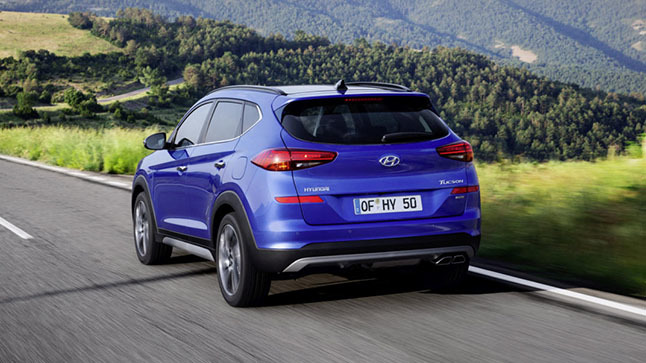 Hyundai Tucson 2019 trasera accion