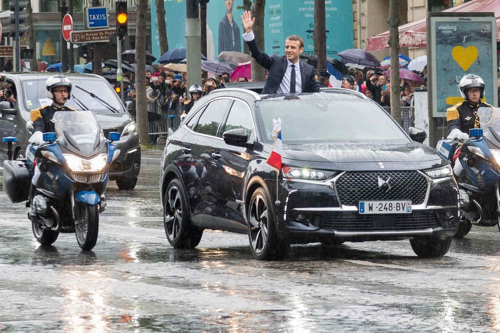 DS 7 Emmanuel Macron