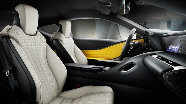 Lexus LC 500h interior