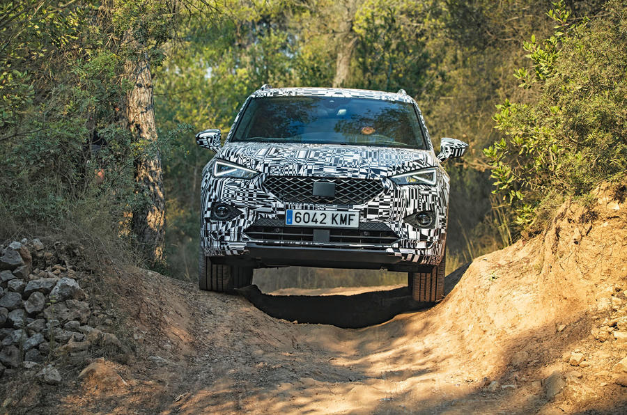 6 seat tarraco prototype drive offroad front