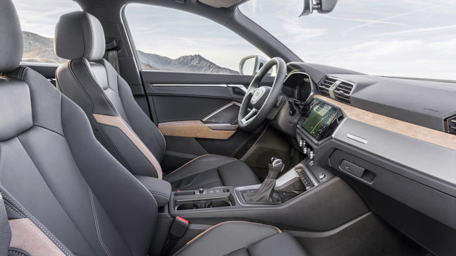 Audi Q3 plazas delanteras