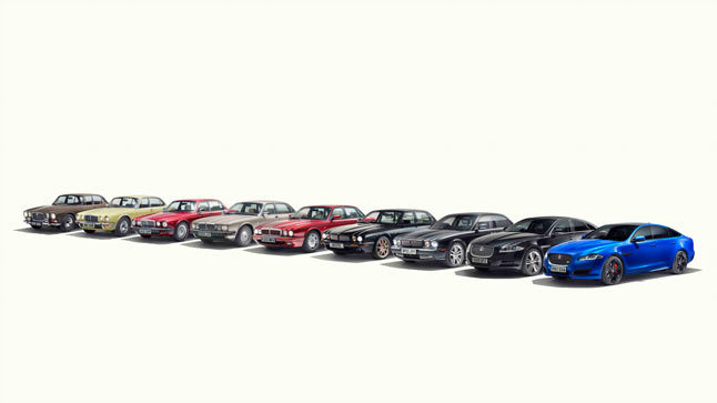 Jaguar XJ ocho generaciones