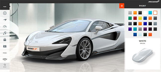 Configurador McLaren