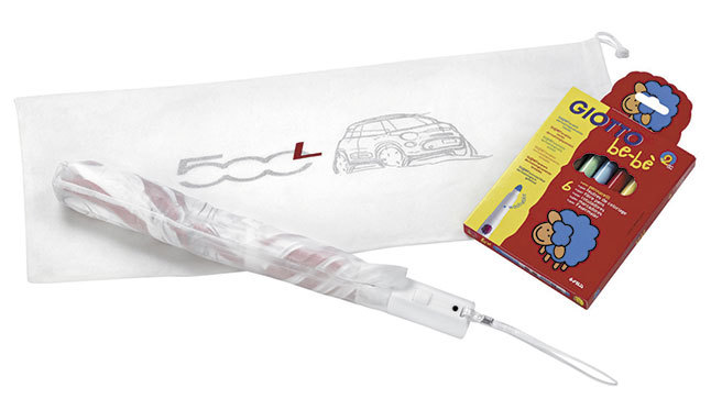 Paraguas para colorear Fiat