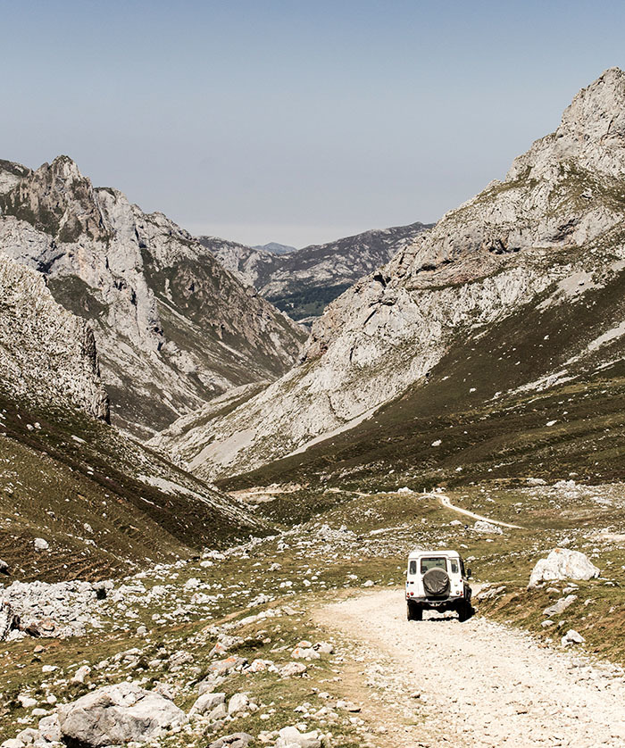 Asturias, circulacion en 4x4