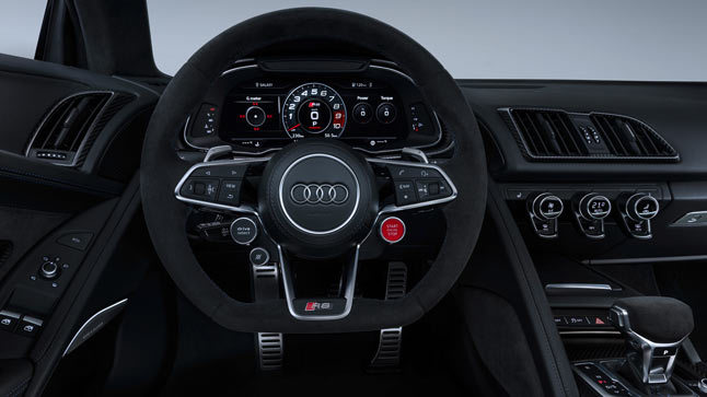 Audi R8 interior