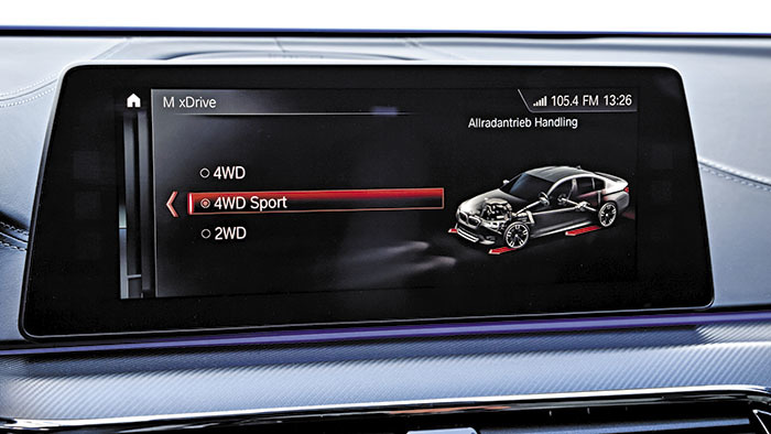 BMW M5 Competition sistema MxDrive