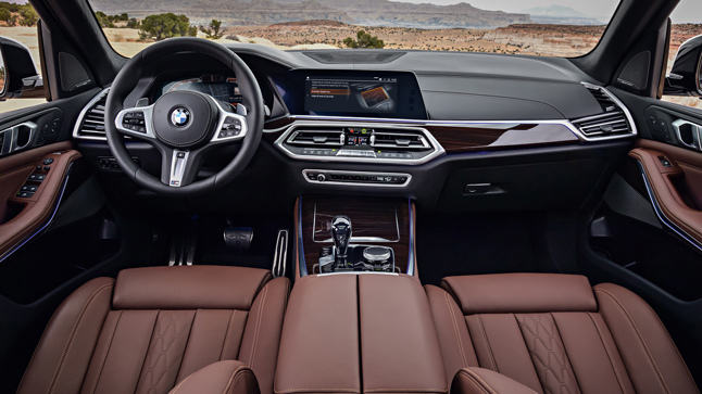 BMW X5 2019 interior